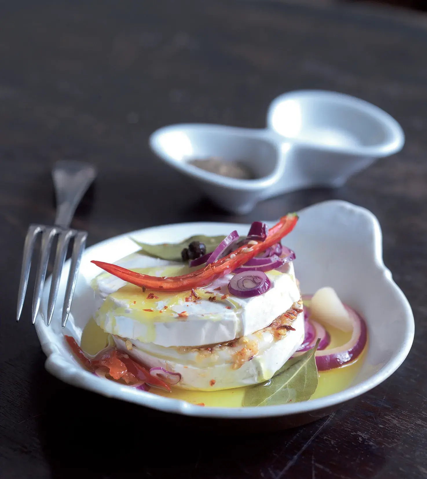 Spicy Pickled Hermelin (Czech Marinated Camembert with Chilli)