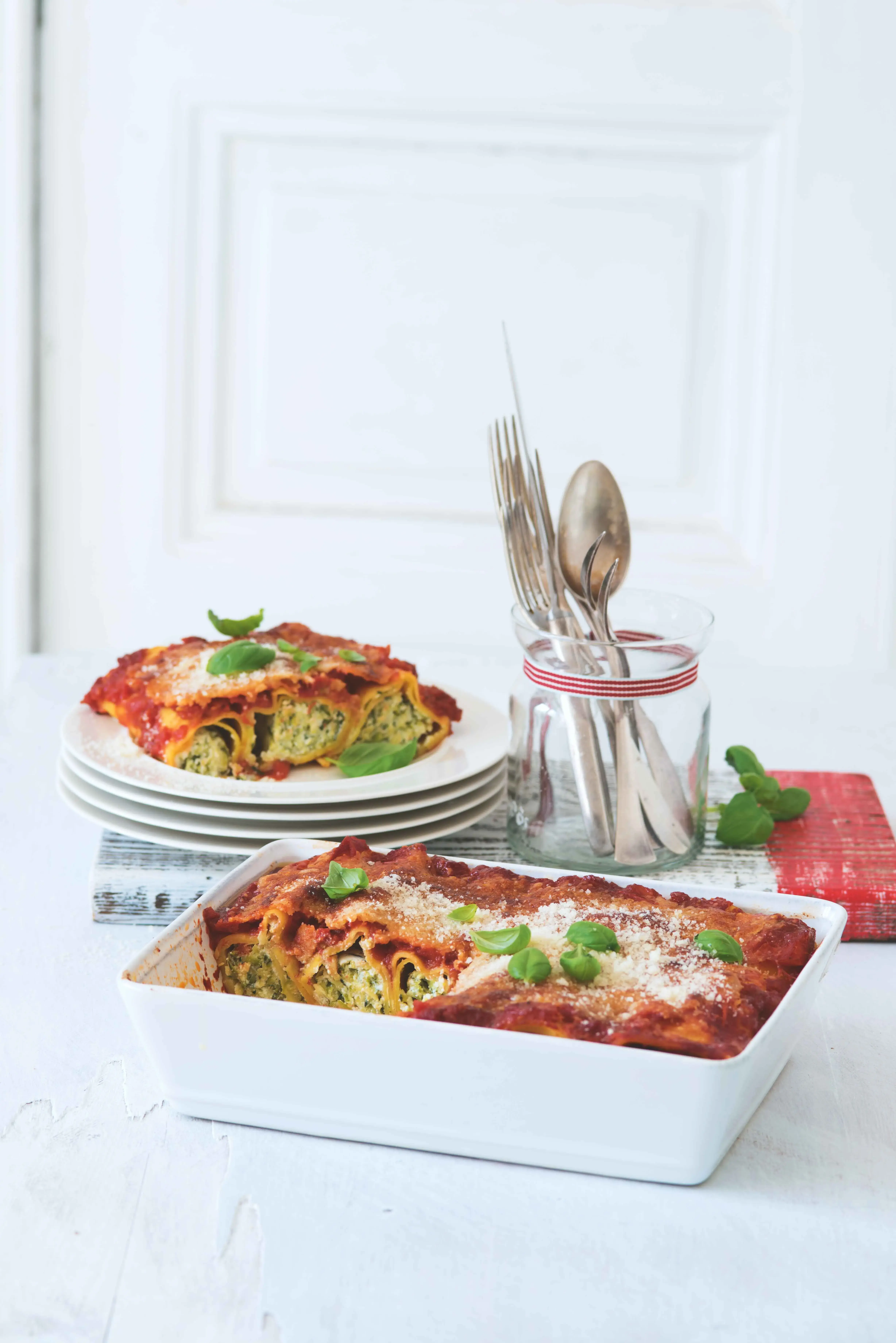 Cannelloni plněné ricottou a cuketou