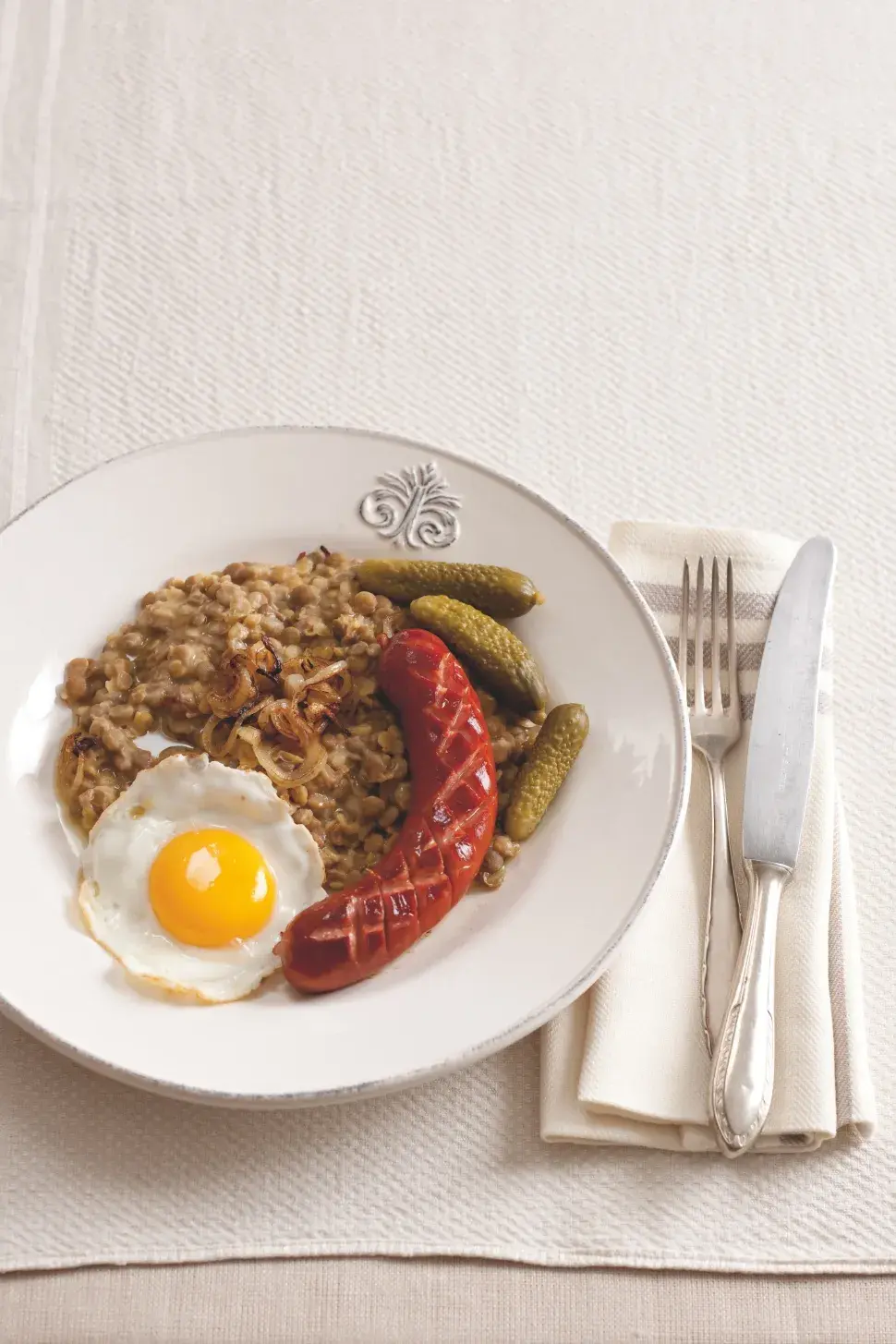 Krémová čočka na kyselo