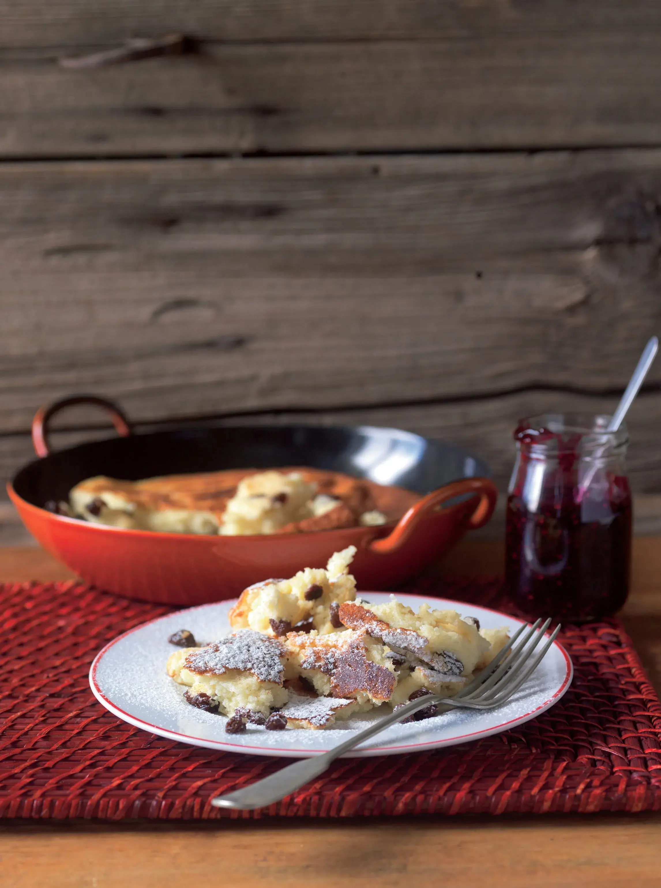 Kaiserschmarrn (Emperor's Pancake Scramble) with Cranberry Jam