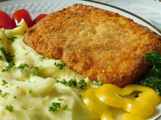 Baked Cheese Cutlets (Czech Fried Cheese Style)