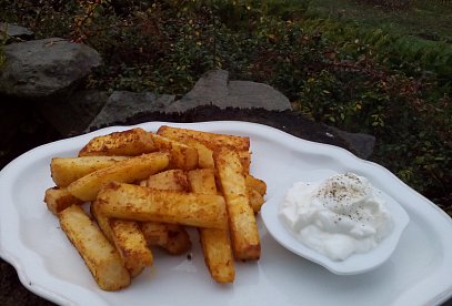 Baked Celeriac Fries