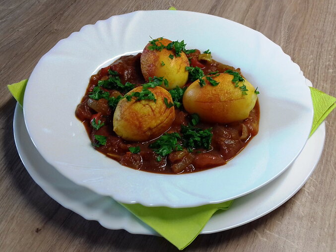 Nepalese-Style Fried Eggs