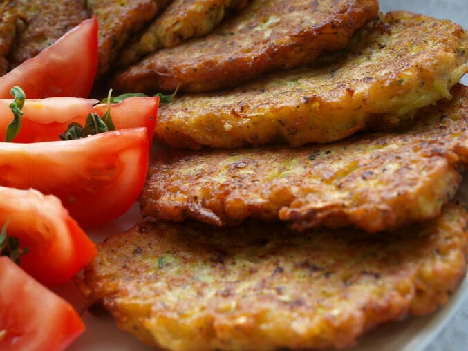 Crispy Courgette Fritters