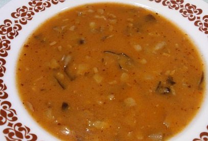 Mock Tripe Soup with Oyster Mushrooms