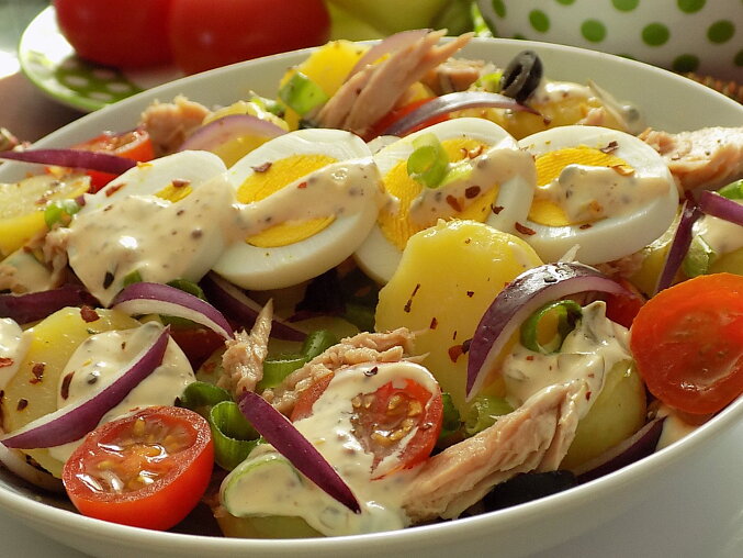 New Potato and Tuna Salad