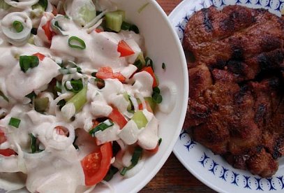 Fresh Vegetable Salad (Perfect with Grilled Meat)