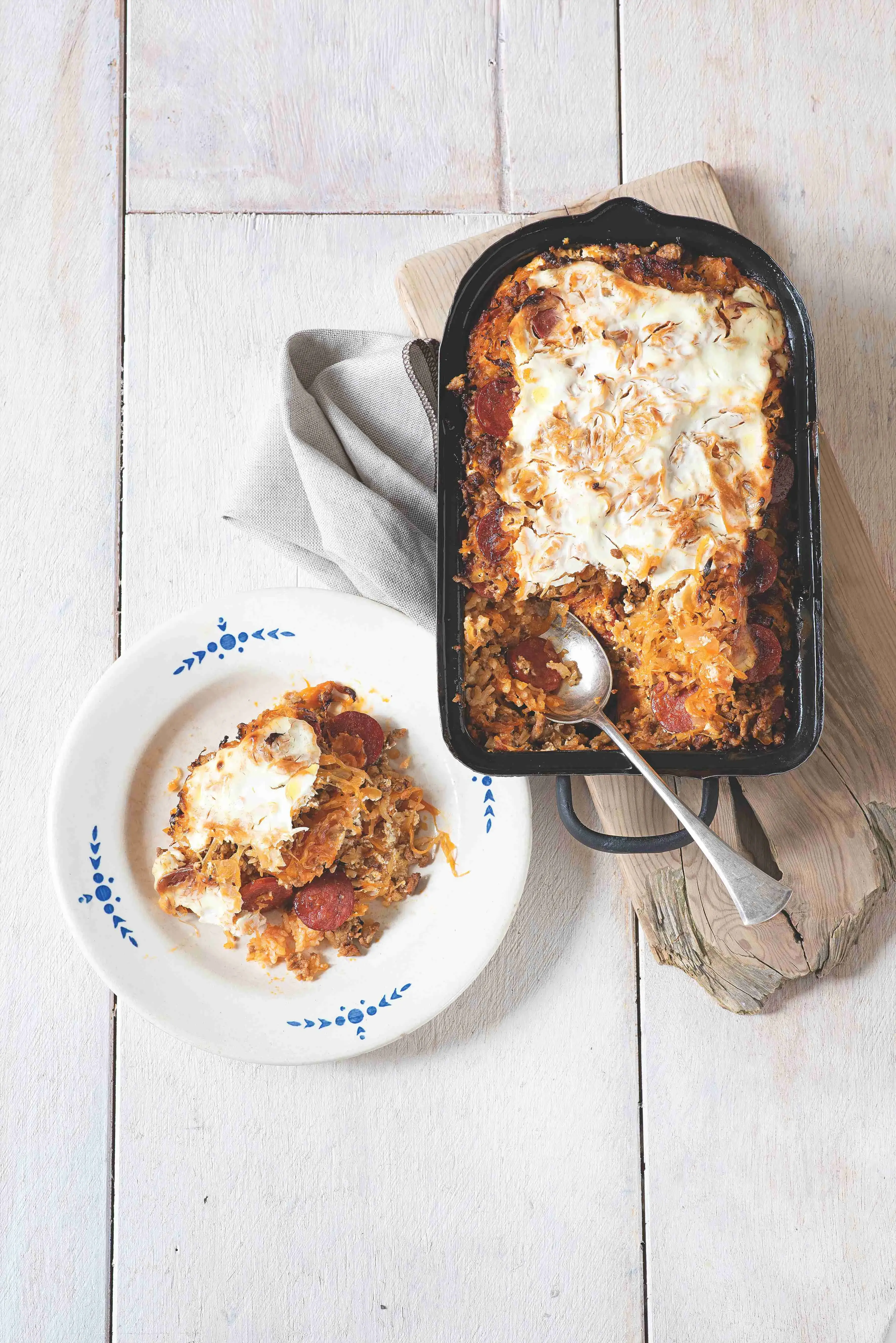 Hungarian Layered Cabbage with Minced Meat and Rice