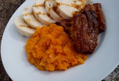 Sladkokyselé dýňové zelí