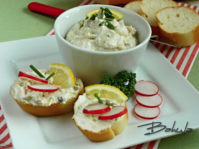 Cod Liver and Cream Cheese Spread