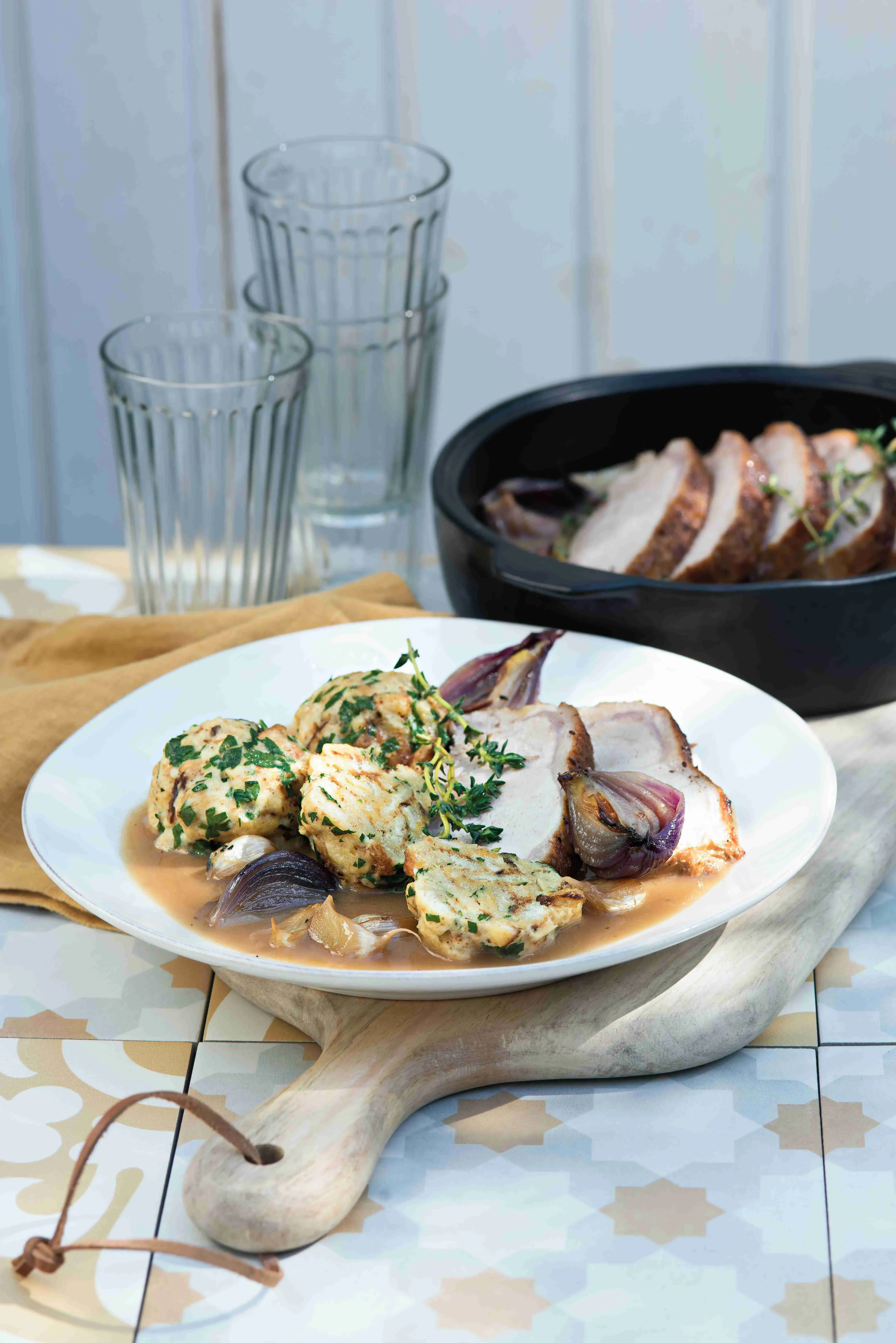 Karlovarský knedlík (Steamed Czech Bread Dumplings)