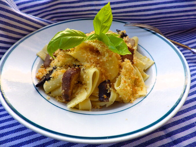 Grandma's Noodles with Mushrooms