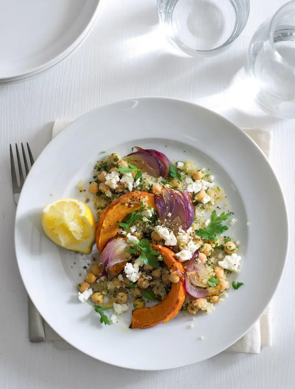 Quinoa Salad with Feta and Roasted Pumpkin