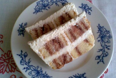 Rolled Sponge Dessert with Yogurt Jelly