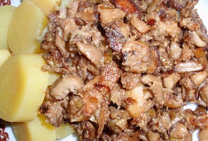 Oyster Mushrooms with Mustard