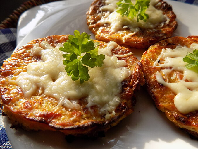 Baked Zelníky with Bacon (Czech Sauerkraut Patties)