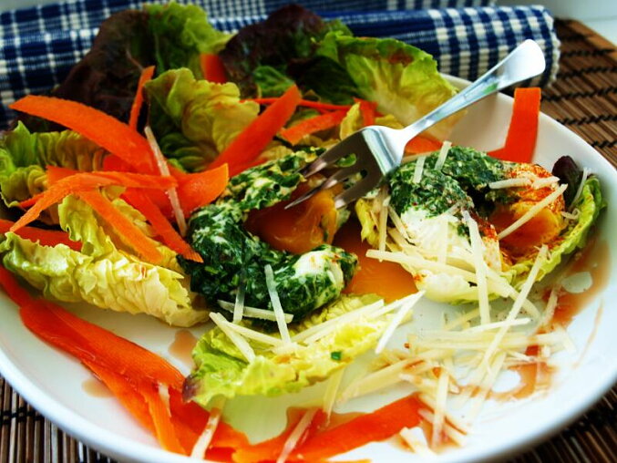 Herb Eggs for Salad and Toast
