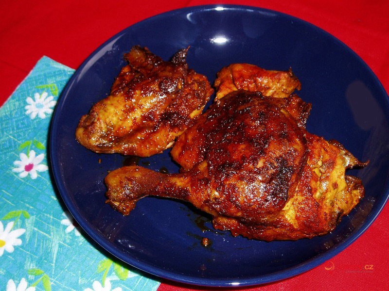 Roast Chicken Pieces with Gravy