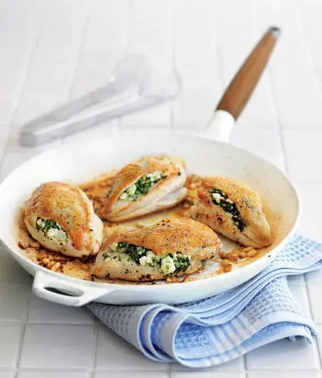 Chicken Breasts Stuffed with Spinach and Feta