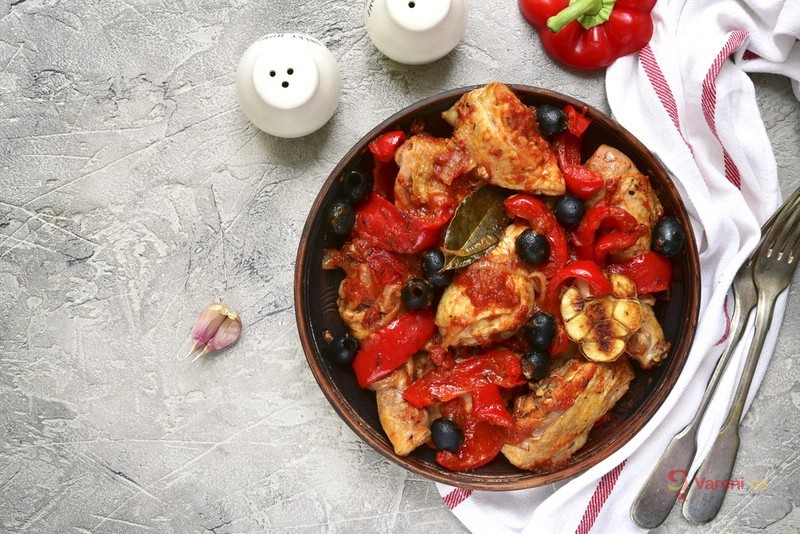 Italian-Style Chicken with Peppers and Tomatoes