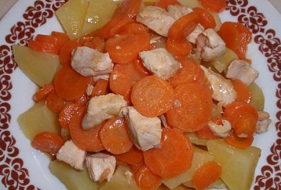 Chicken Breasts in Carrot Sauce