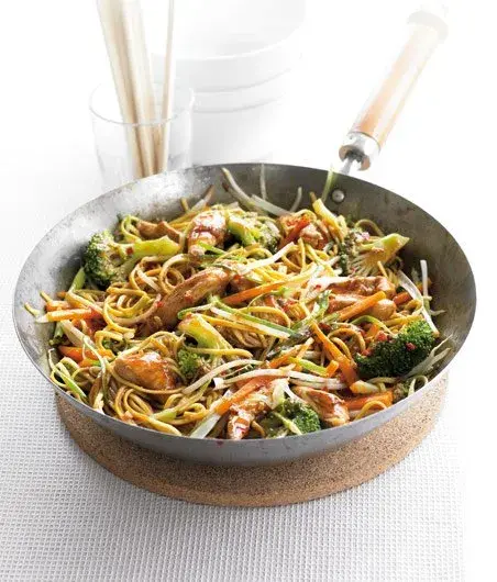 Chinese Chicken Pan with Noodles
