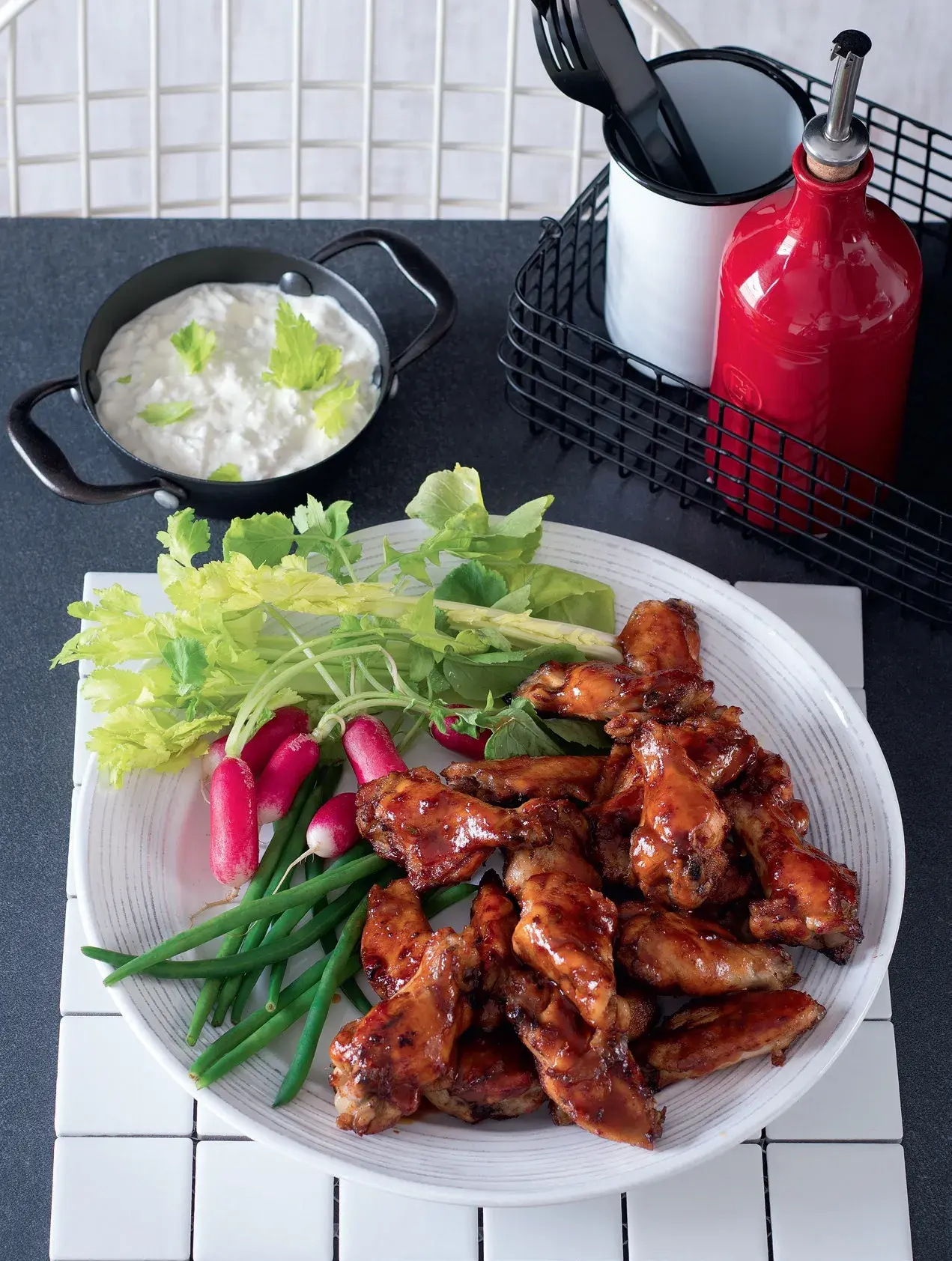 Sticky BBQ Chicken Wings