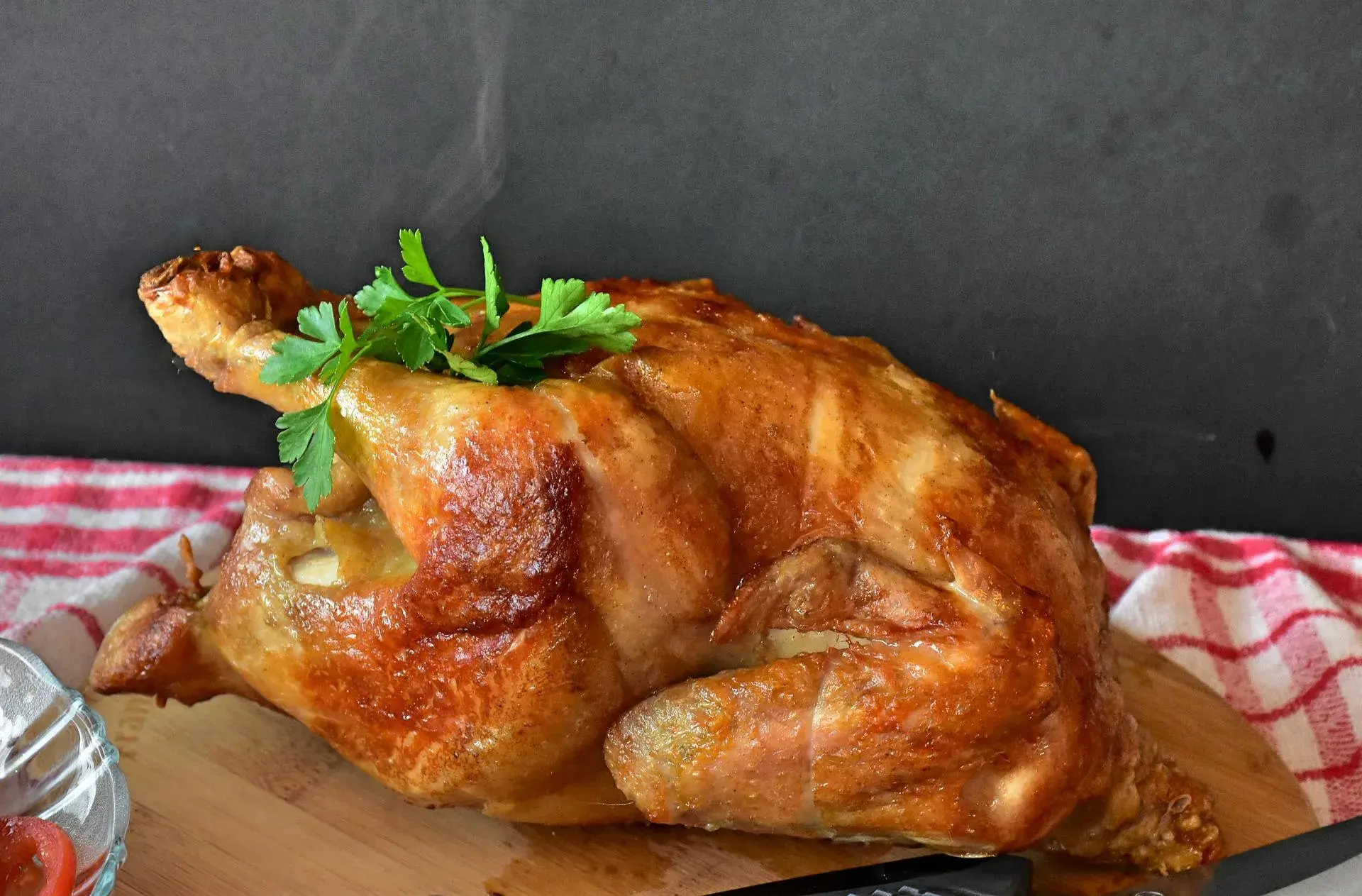 Aromatic Roast Chicken with Curry and Lemon