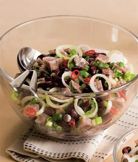 Czech Brawn Salad with Red Beans