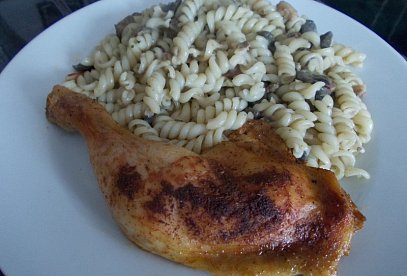 Mum's Roast Chicken with Pasta