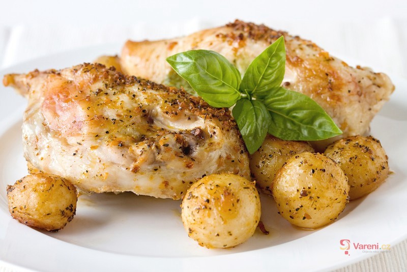 Spiced Chicken with Basil Pesto