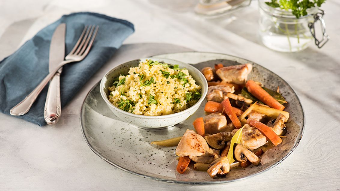 Braised Chicken Thighs with Vegetables
