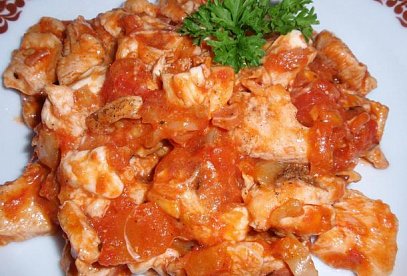 Rychlá kuřecí směs s mozzarellou