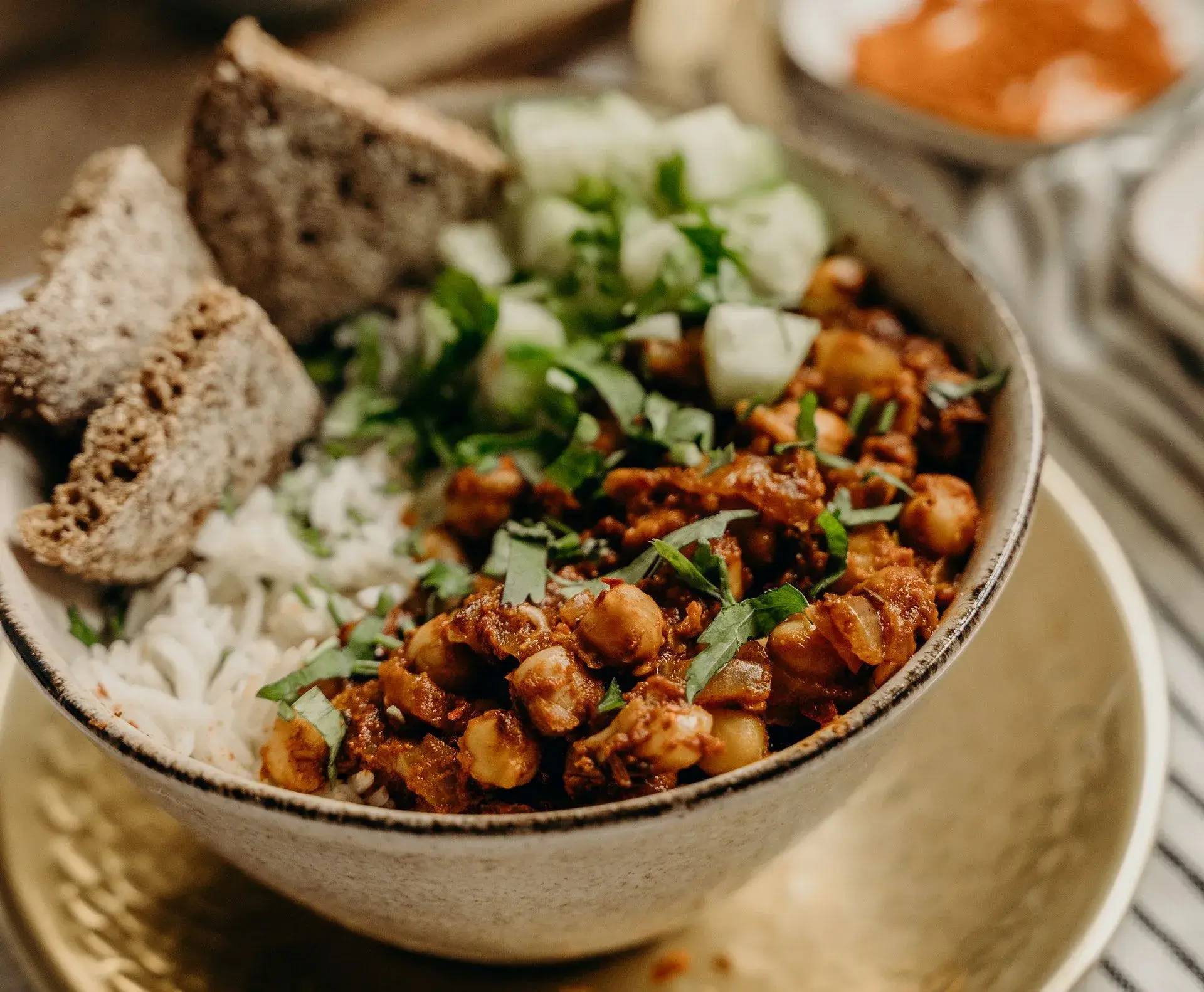 Braised Chicken with Pumpkin and Chickpeas