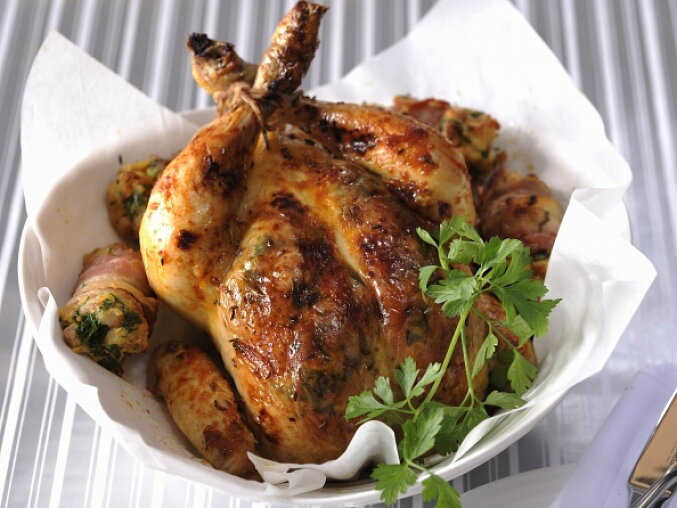 Roast Chicken with Stuffing