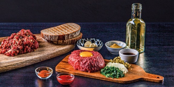 Hearty Pub-Style Beef Tartare