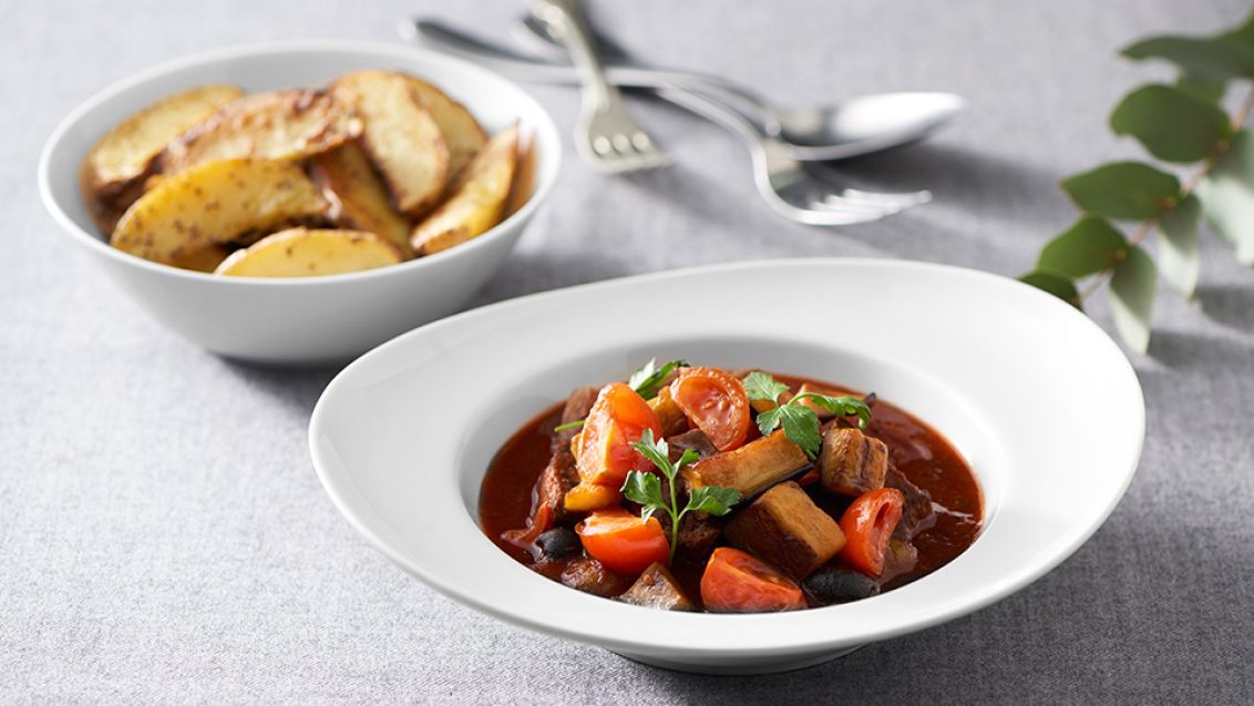 Beef Ragout with Chorizo and Olives