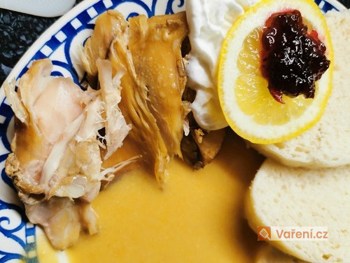 Quick Rabbit in Svíčková Sauce (Czech Cream Sauce)