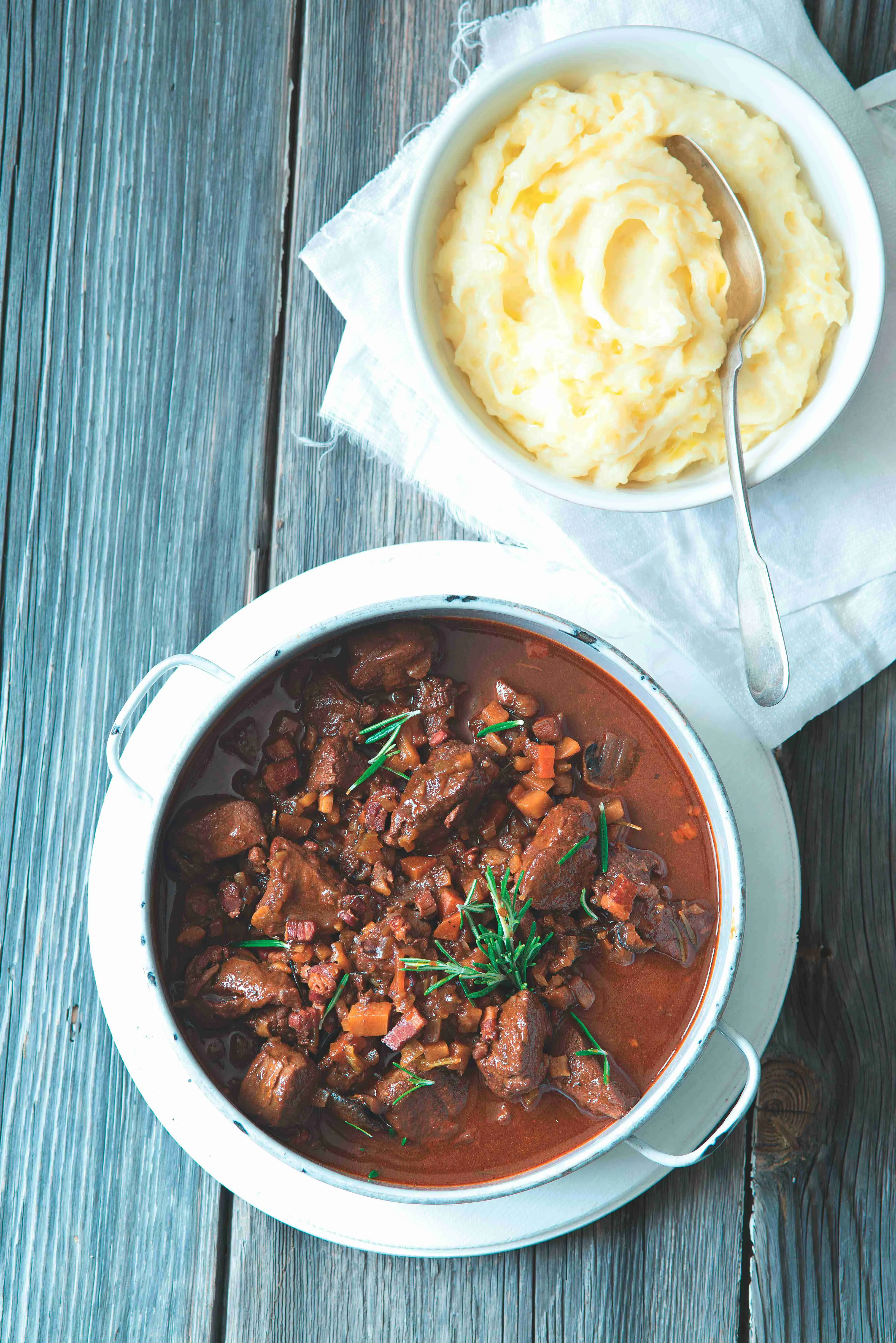 Venison Ragout in Red Wine