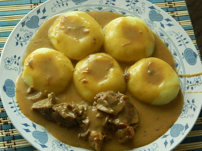 Braised Meat with Divine Sauce and Silesian Dumplings