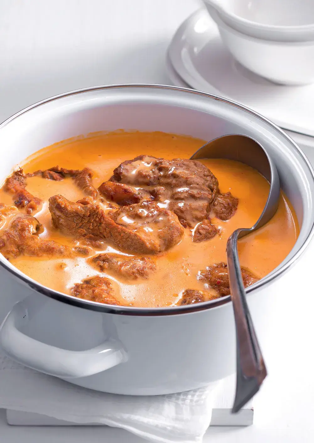 Telecí na paprice (Czech Veal in Paprika Sauce)