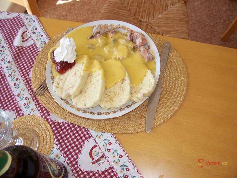 Svíčková (Czech Rabbit in Cream Sauce)