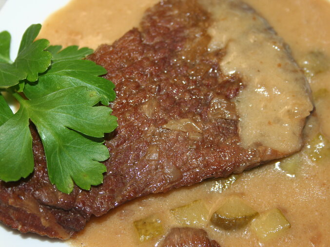 Swedish-Style Braised Beef Steaks