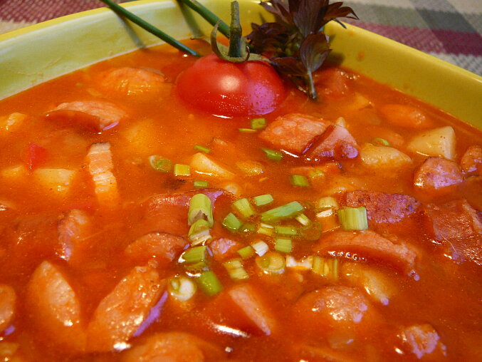 Three-Sausage Potato Goulash