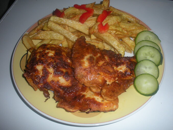 Fantastic Chicken Cutlets in a Spiced Coating