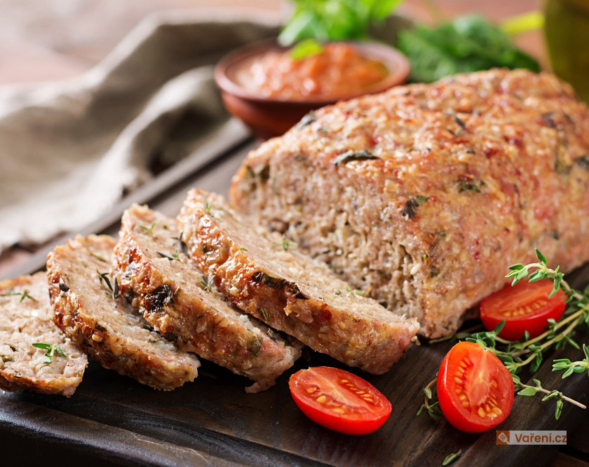 Pork Meatloaf with Bacon