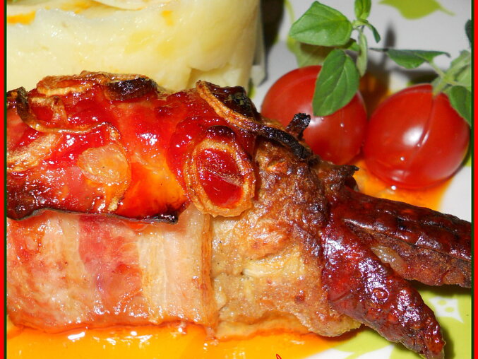 Czech Meat Rolls with Sausage and Bacon