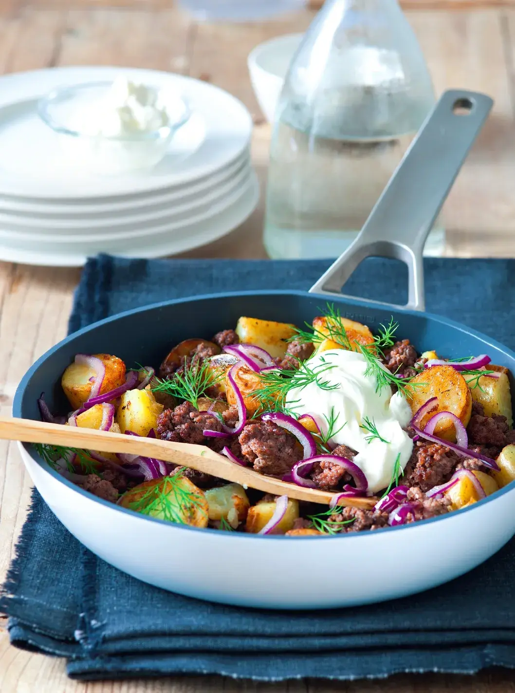 Scandinavian Minced Beef with Potatoes