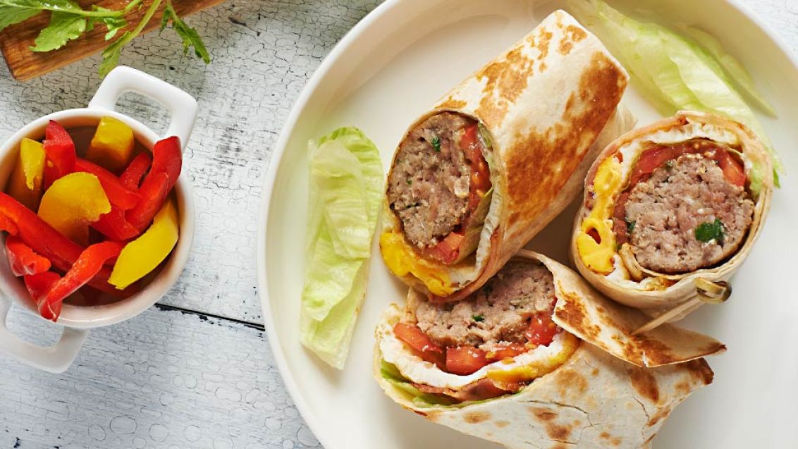 Tortillas Filled with Grilled Minced Meat
