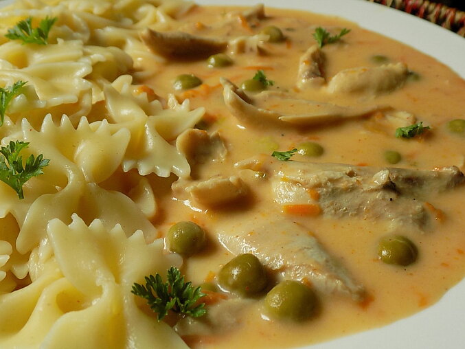 Czech Chicken in Cream Sauce